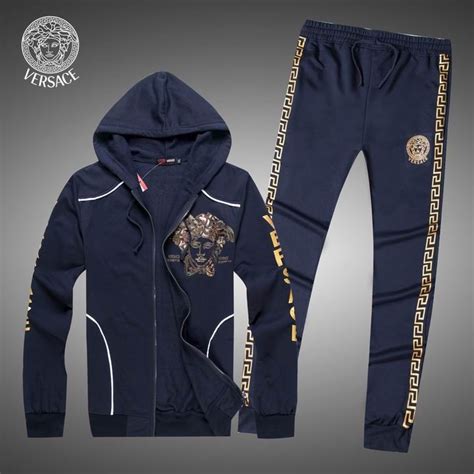 versace collection pullover herren|men's versace jogging suit.